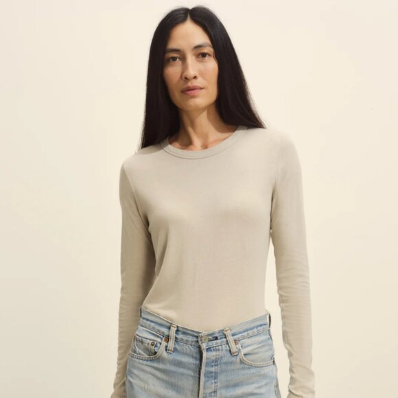 Buckmason Cloud Jersey L/S Slim Crew - NWT - Picture 1 of 6